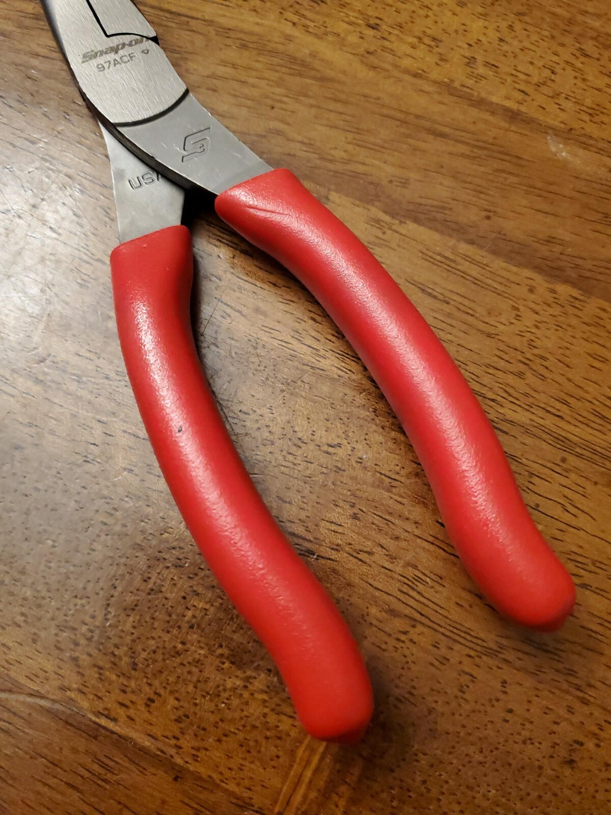 *NEW* Snap On Tools 97ACF Talon Grip™ RED Needle Nose Pliers FREE SHIPPING