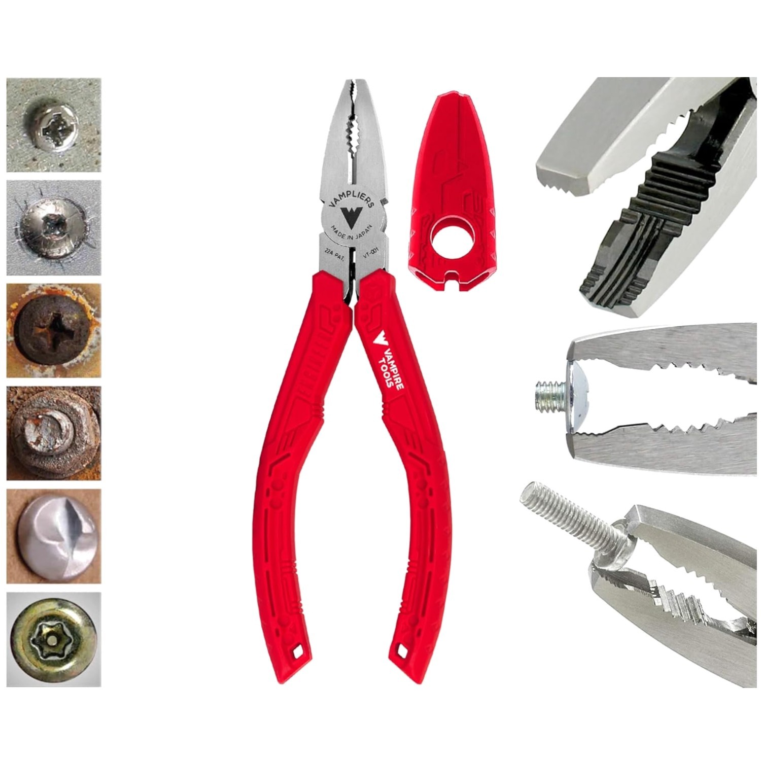 Japanese 6.25″ Stripped Screw Extractor Pliers