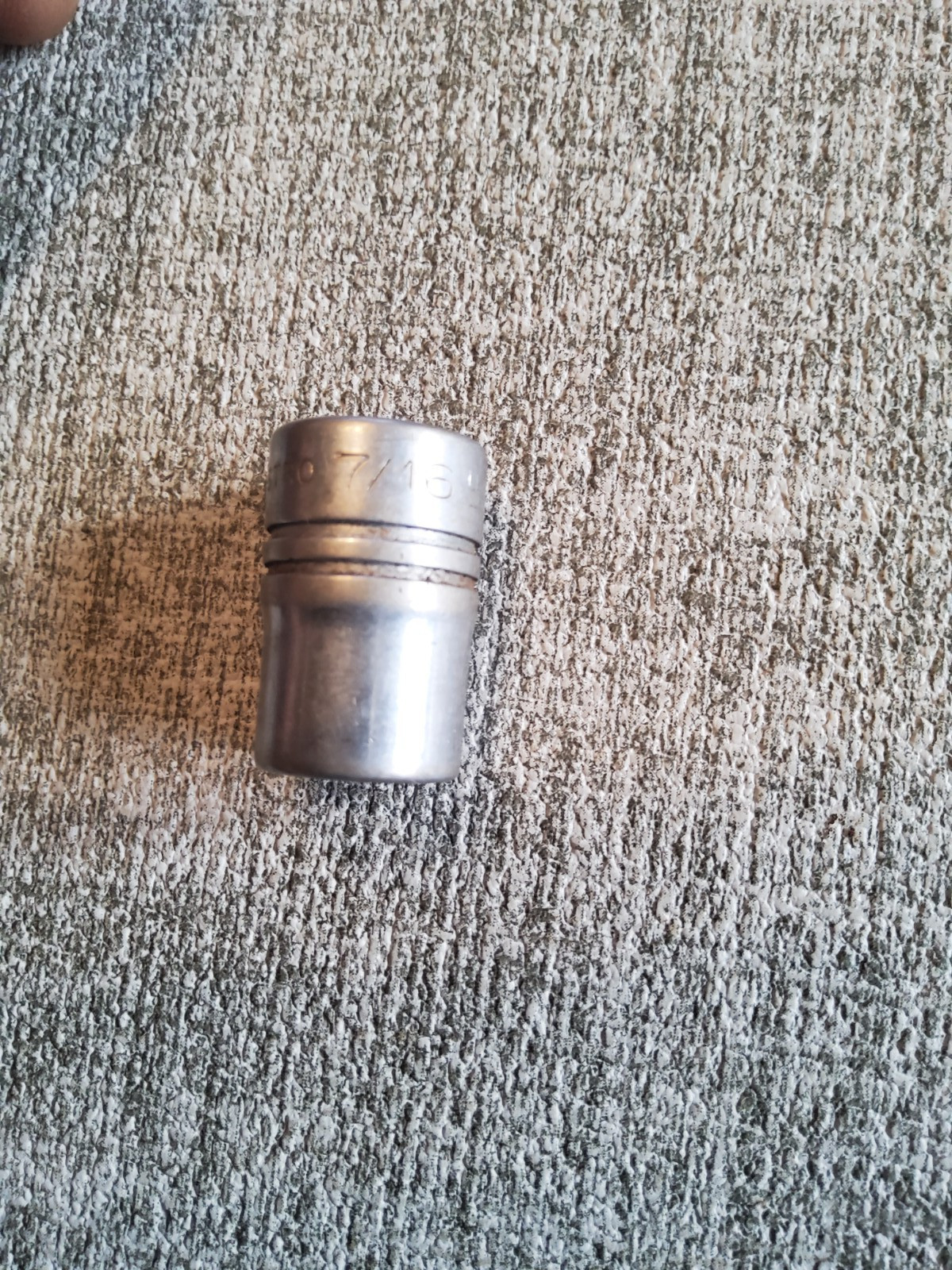 Vintage Indestro 7/16» Socket, 6214, 3/8″ Drive