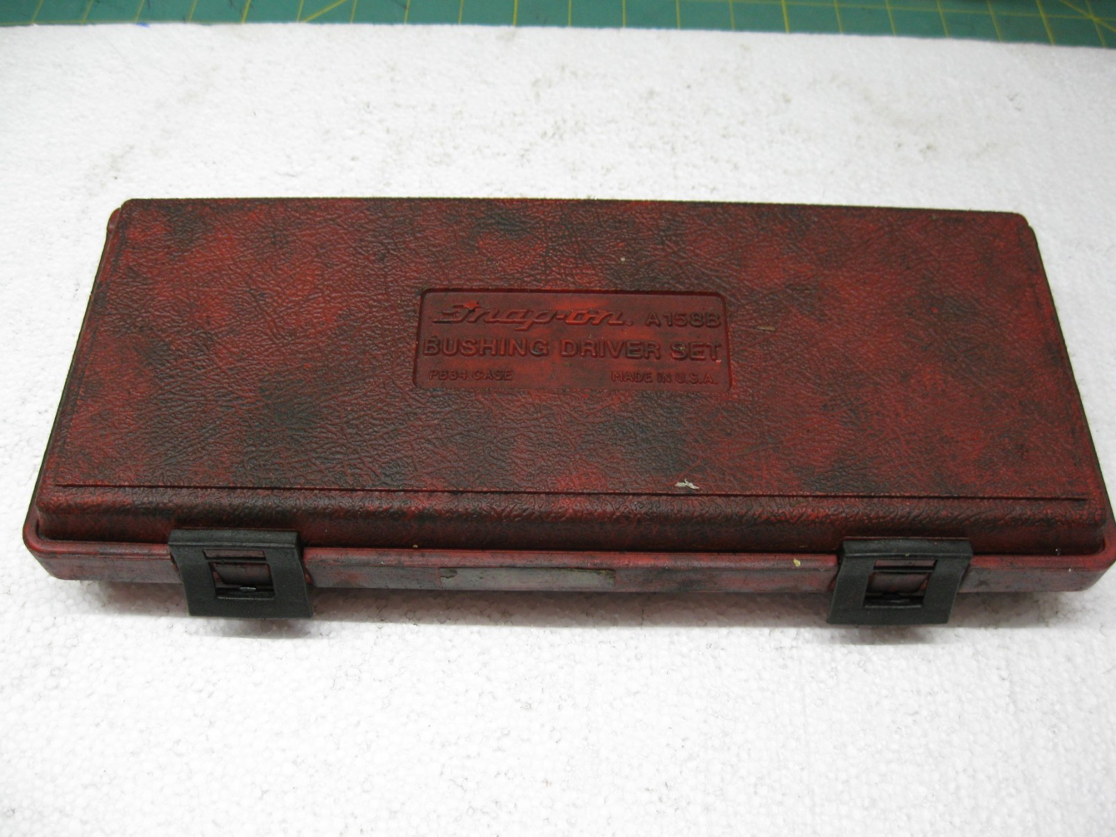 Snap-on tools USA A158B Bushing Driver Set 10 Piece W/ Case Lot# HBD3