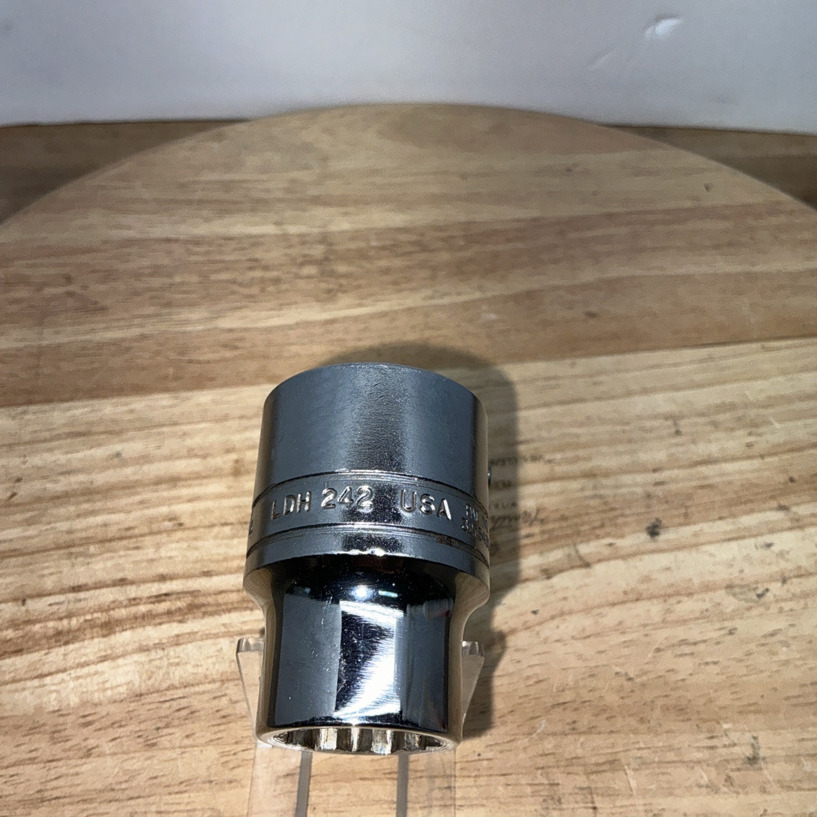 NOS Snap On Tools LDH242 3/4 Dr 12 Pt SAE 3/4” Flank Dr Shallow Socket (G)