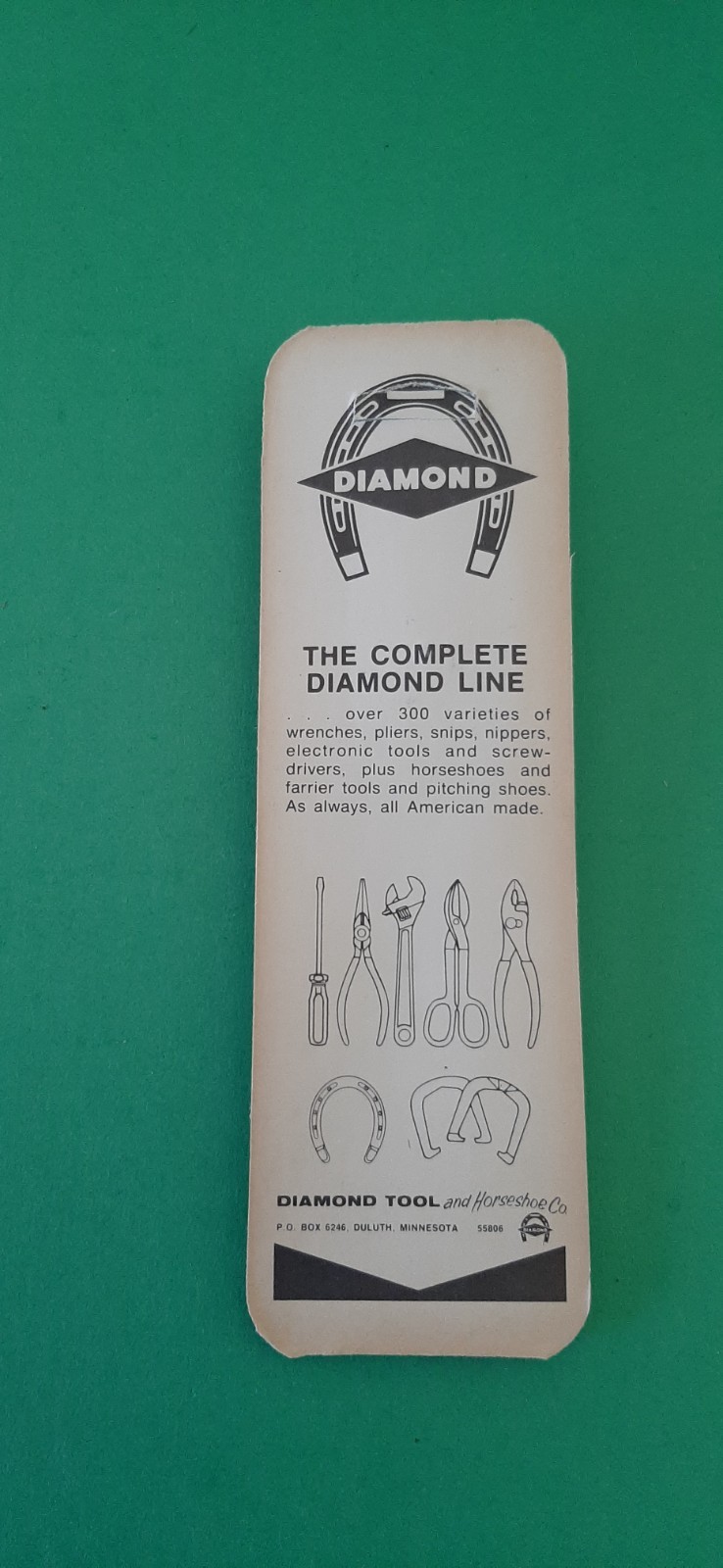 NOS Diamond Horseshoe 5″ Regular Nose w/ Cutter Slip Joint Pliers K15 K15H 4B