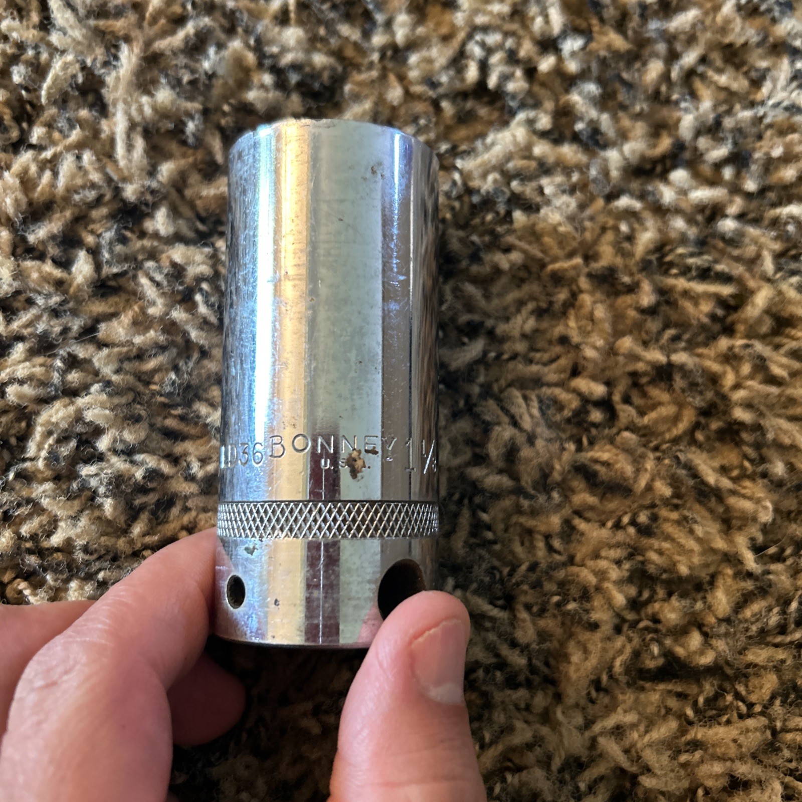 BONNEY LD36 1-⅛» SAE 12 POINT DEEP 1/2″ DRIVE SOCKET