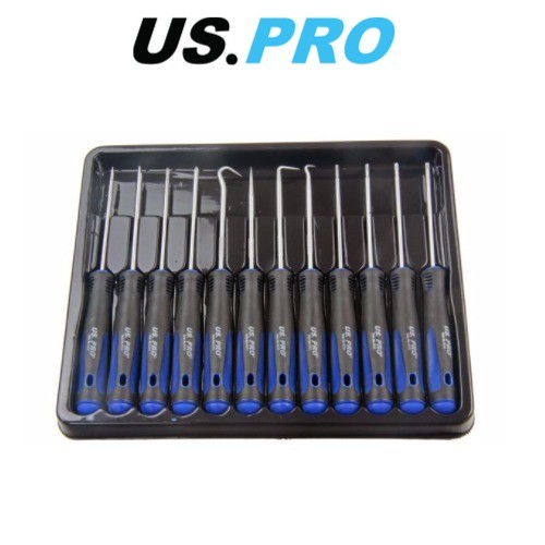 US PRO 12pc Precision Pick / Hook Set & Torx Screwdrivers 5033