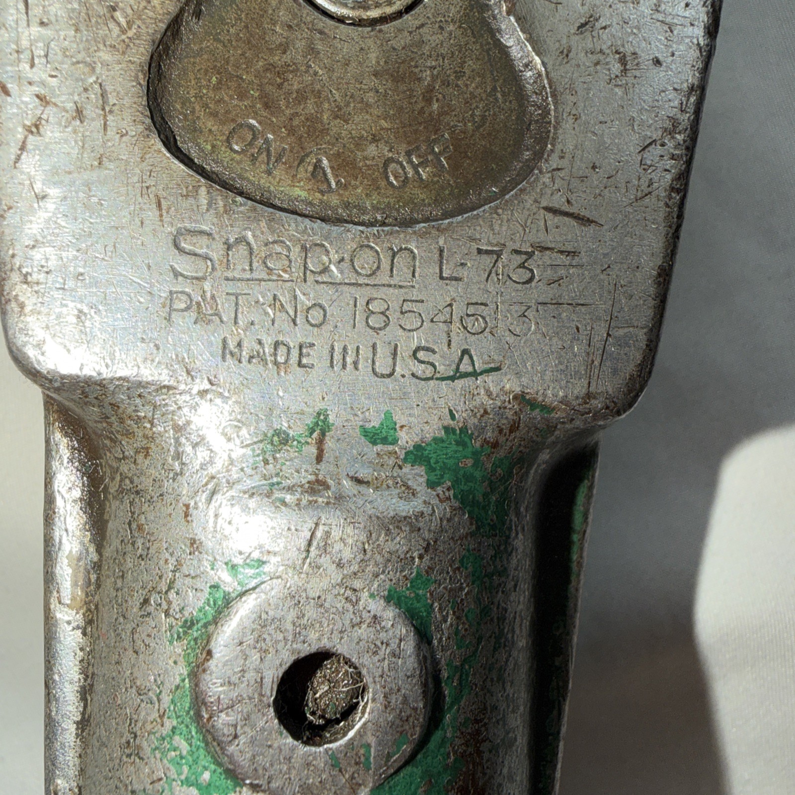 Vintage 1854543 Snap On L-73 1″ Drive Ratchet 30” Handle For Repair Mechanics