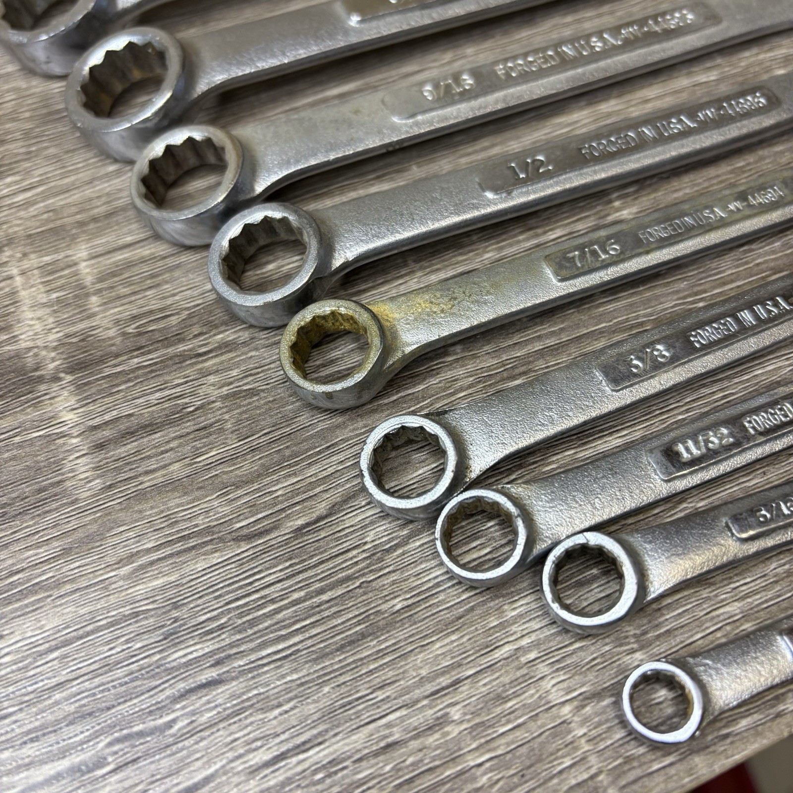VTG Craftsman 13pc SAE 12pt Combination Wrench Set 1/4″ – 15/16″ -V- -VV- USA
