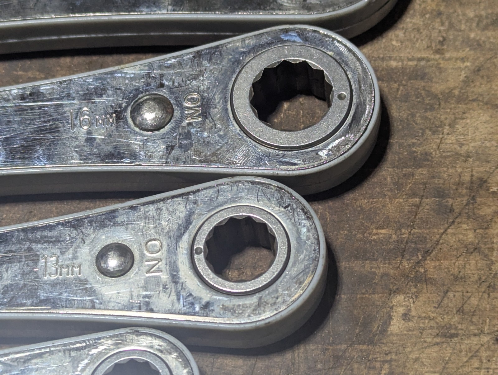MINT Sears Craftsman 4369 Metric Box End Ratcheting Wrench Set 5Pc 6mm-19mm