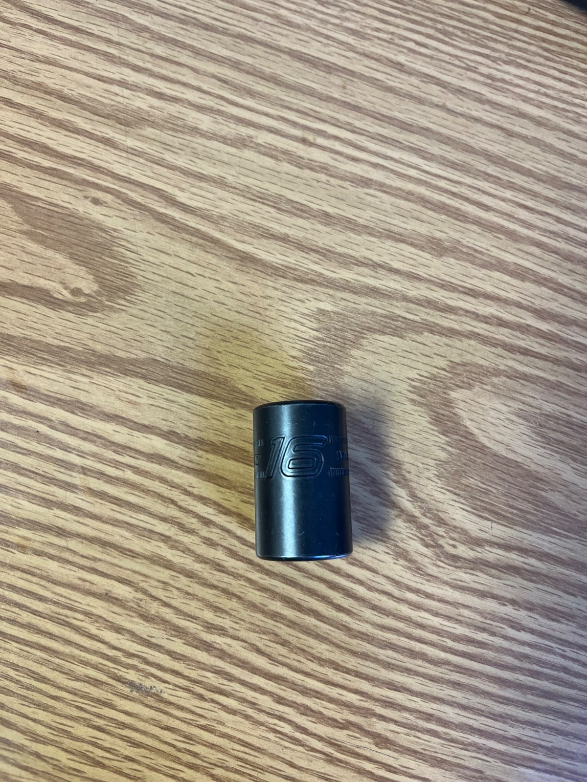 SNAP ON – IMM160A – 1/2 DRIVE 16MM IMPACT SOCKET SHALLOW SIX POINT- LOC#191