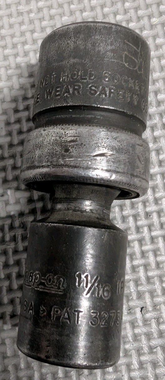 Snap-on 6pt Impact Swivel Socket Set 7 pcs See Description