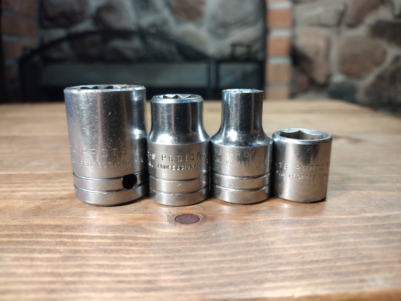 Proto Professional 3/4″ large socket lot of 9 Various BIG Sizes 1-2 inches PICS