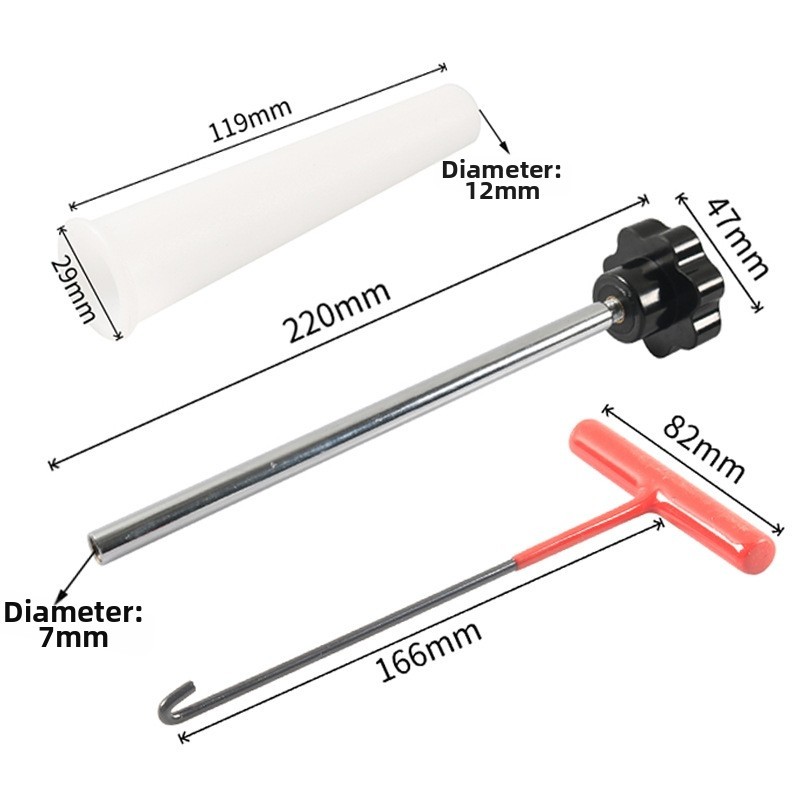 Valve Stem Remover No. 45 Steel + Plastic Wear-resistant Precise Operation