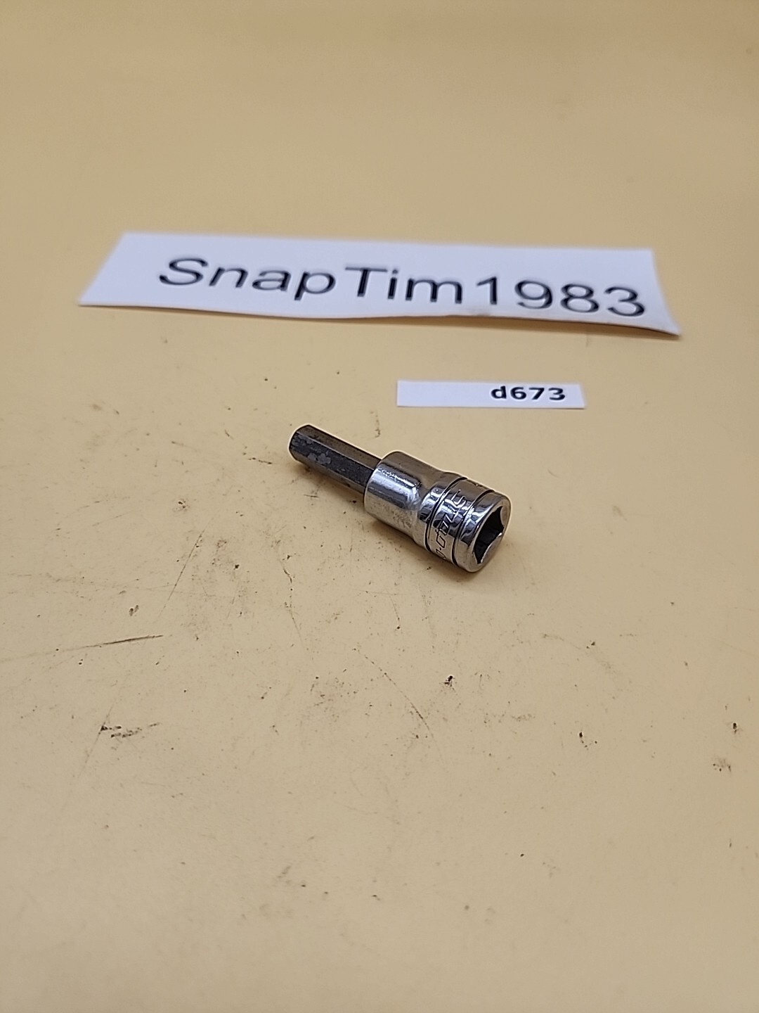 Snap-on Tools FA10E 5/16″ SAE 3/8″ Drive Hex Allen Bit Socket USA