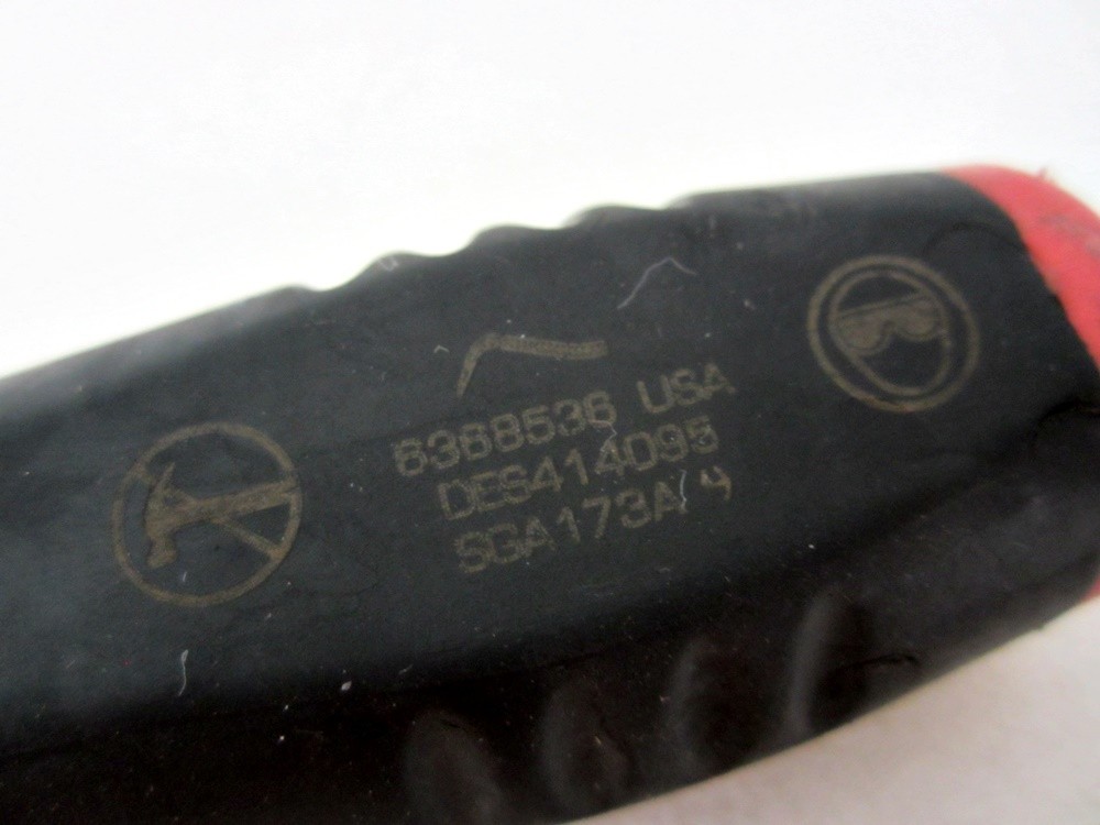Snap-on Radiator Hose Pick Tool SGA173A Soft Grip Handle Red USA