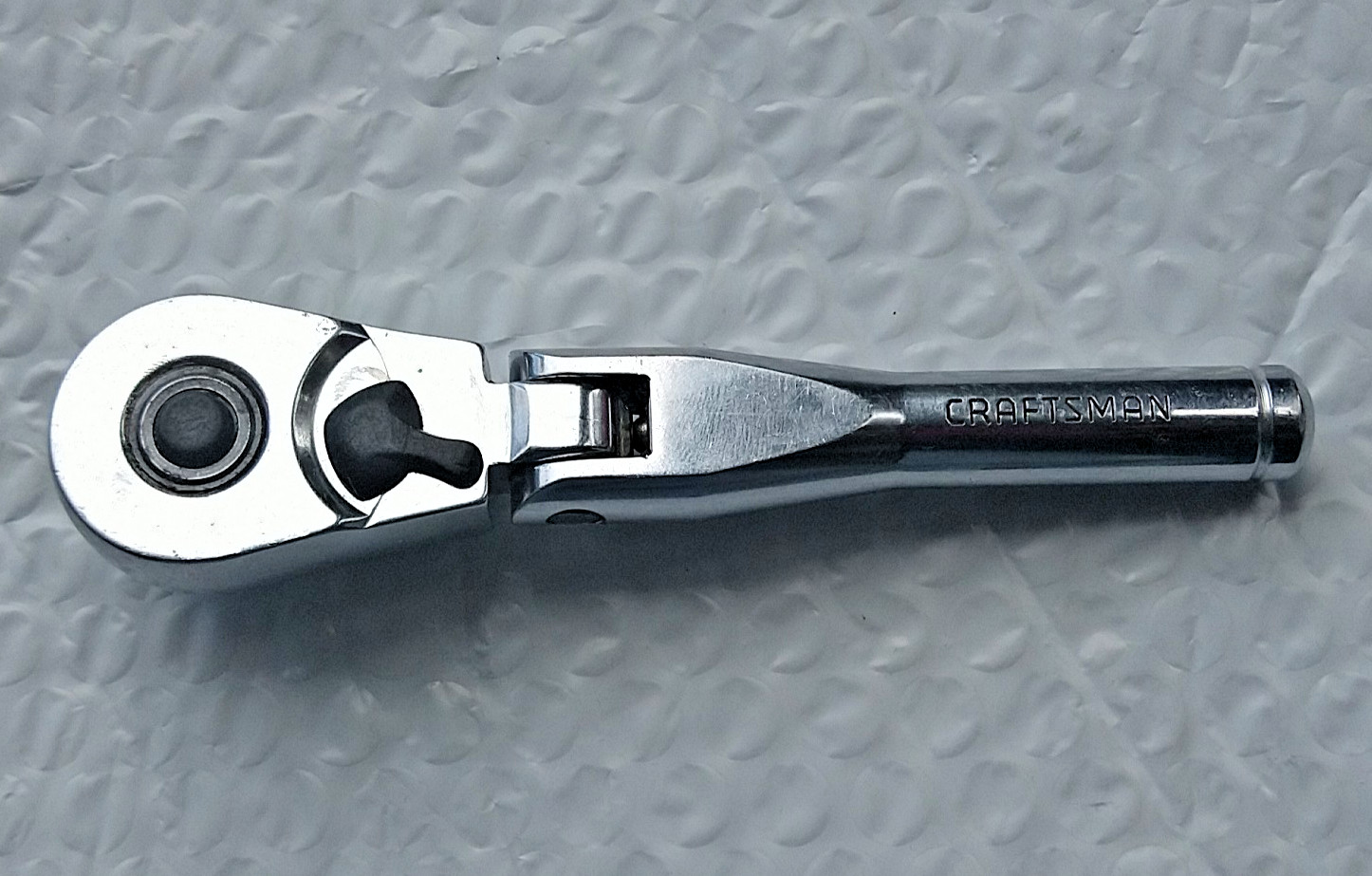CRAFTSMAN TOOLS 44834VM, 3/8″ DR FLEX HEAD RATCHET, 5.5″ L *QUICK RELEASE *USA*