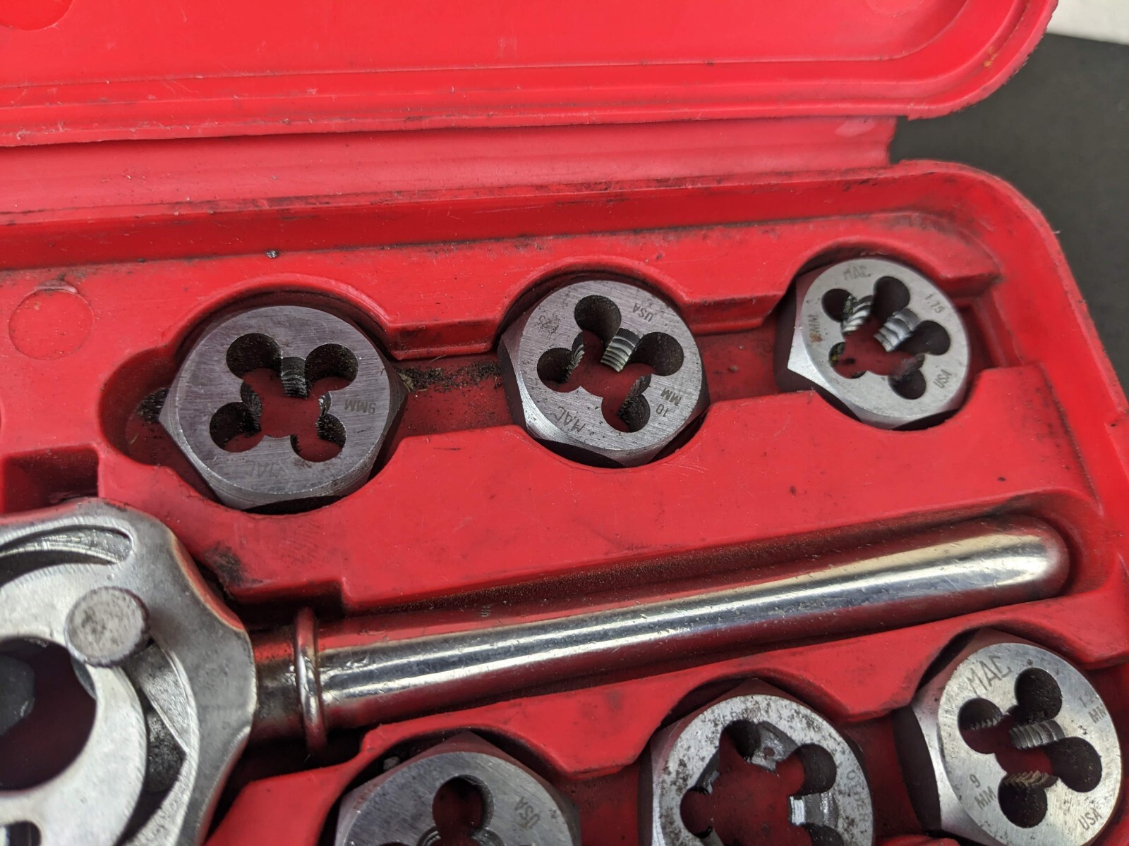 #bi973 Mac Tools 8017TS Metric Tap & Die Set