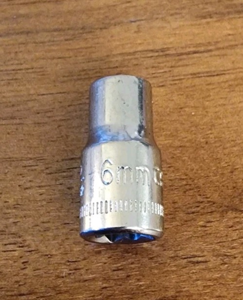 Craftsman 6mm Socket 6 Point 1/4″ S-AD 43502