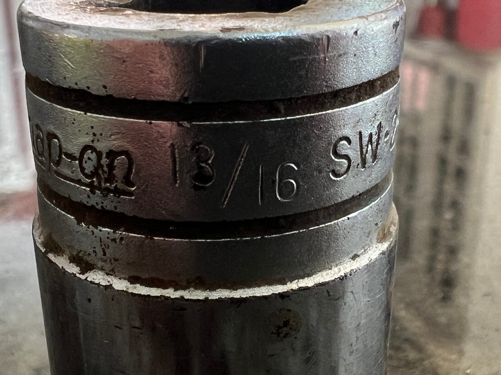 Snap on SW261 13/16 Socket 1/2 Drive 12 Point USA Vintage