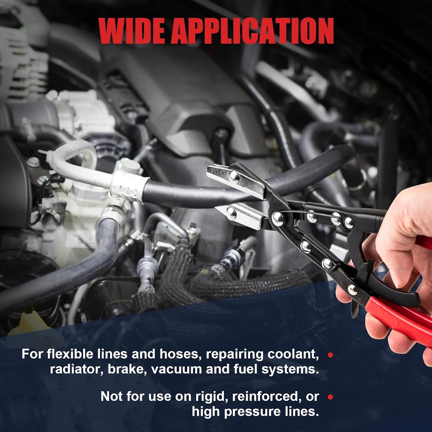 3PCS Ratchet Hose Pinch Off Pliers, Upgrade Hose Pinch Pliers Automotive, 8 i…