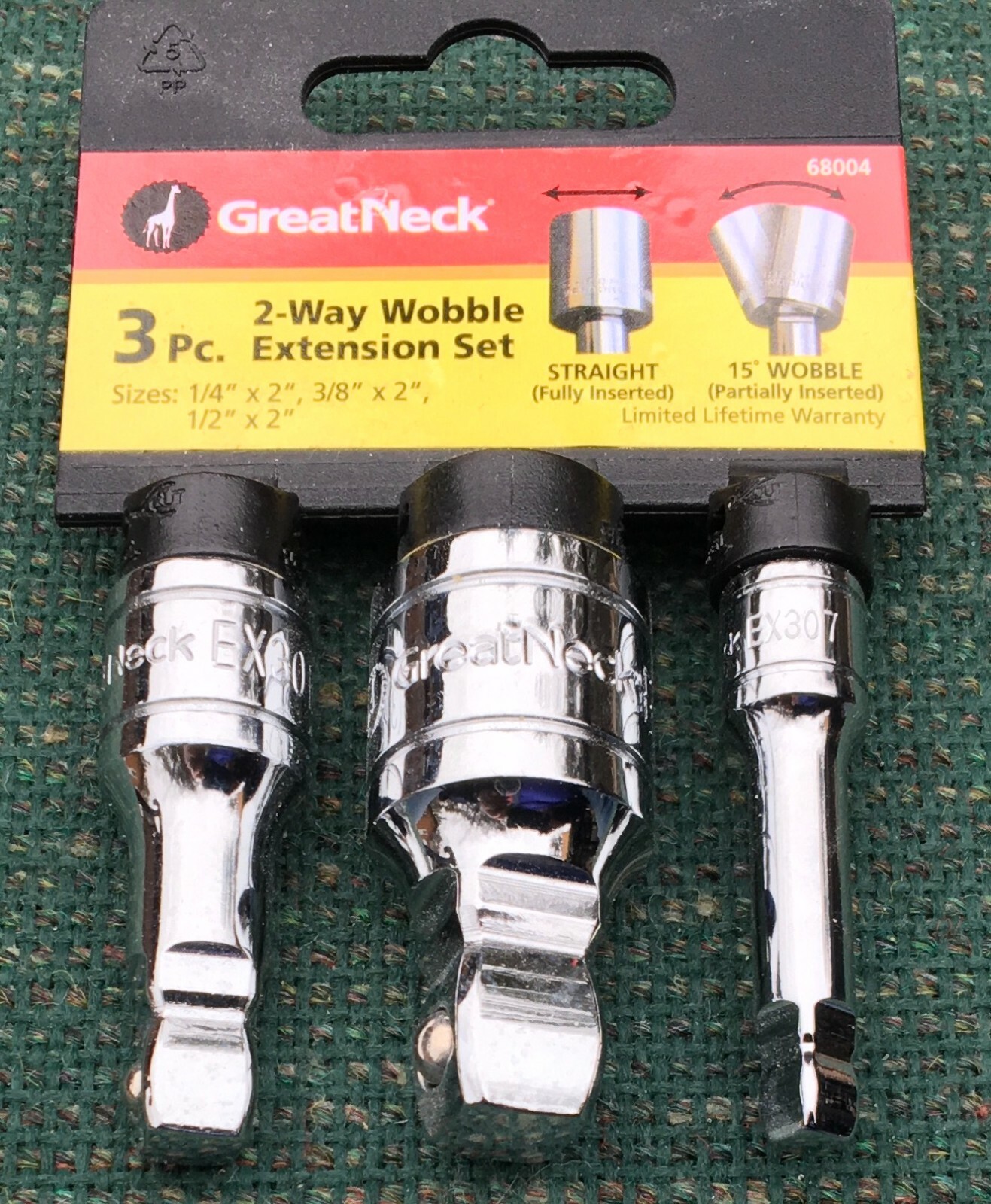 STANLEY 11 PC 3/8″ DRIVE SOCKET SET OLDER STYLE PLUS 3 PC SET – 2-WAY EXTENSIONS
