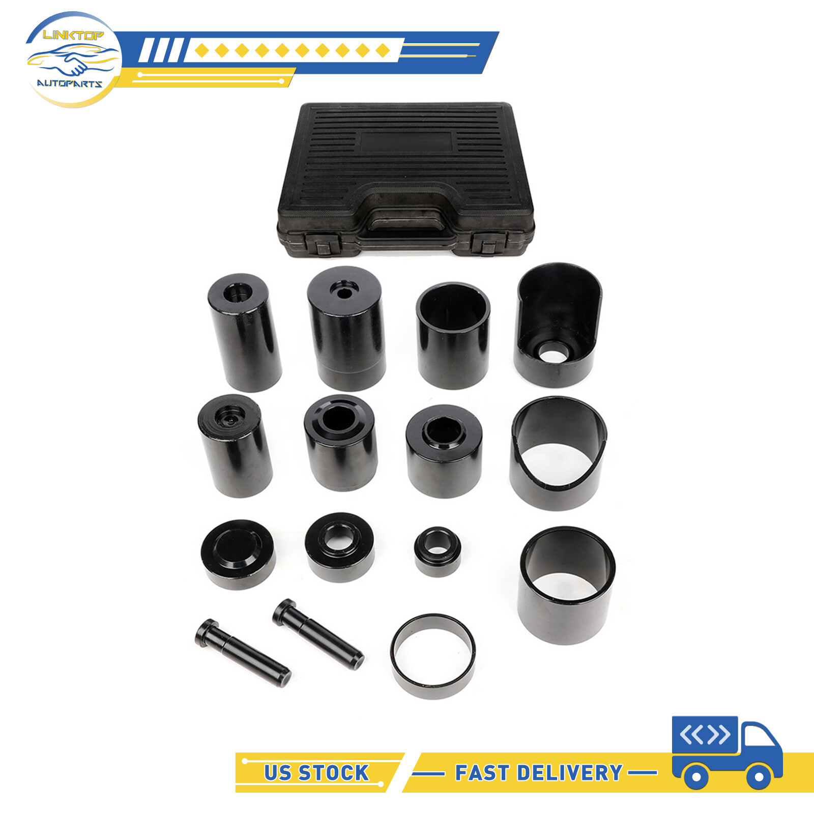 14PC 2WD & 4WD MASTER BALL JOINT SERVICE ADAPTER SET BALL JOINT REPLACEMENT