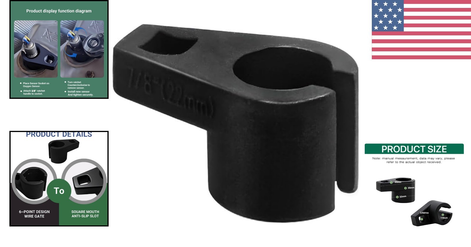 Essential 7/8-Inch Offset Socket for Oxygen Sensors – DIY Car Maintenance Must