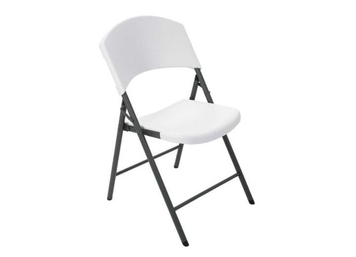 Lifetime 42810G 2810 Light Commercial Folding Chair – White Granite
