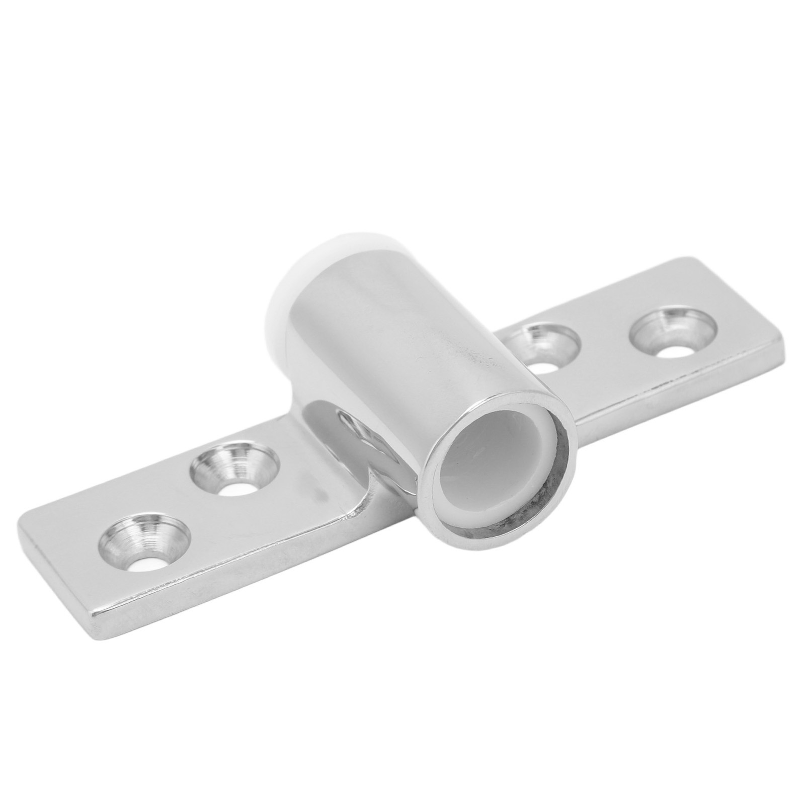Car 1/2in Stainless Steel Oarlock Socket Mirror Polish Finish Side Mount Rowlock