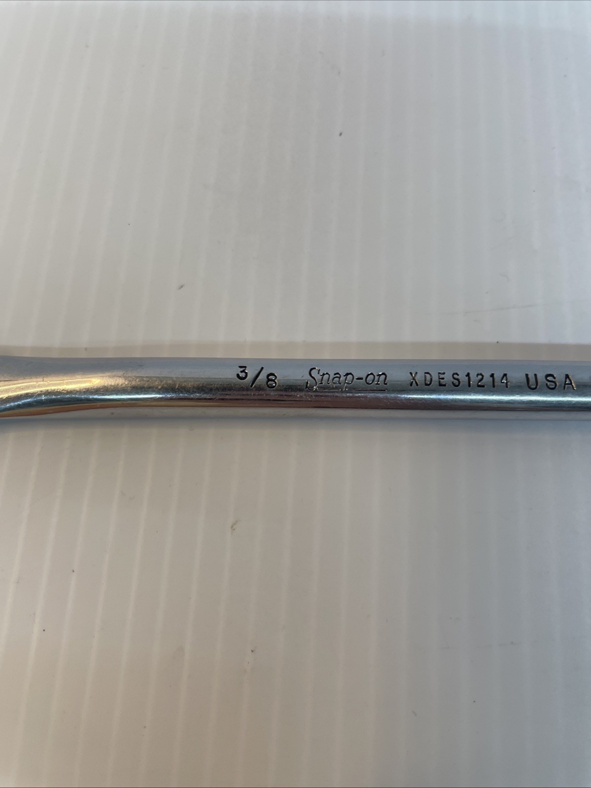 SNAP ON HEX SAE SPLINE 15° OFFSET BOX WRENCH #XDES1214 3/8″ x 7/16″