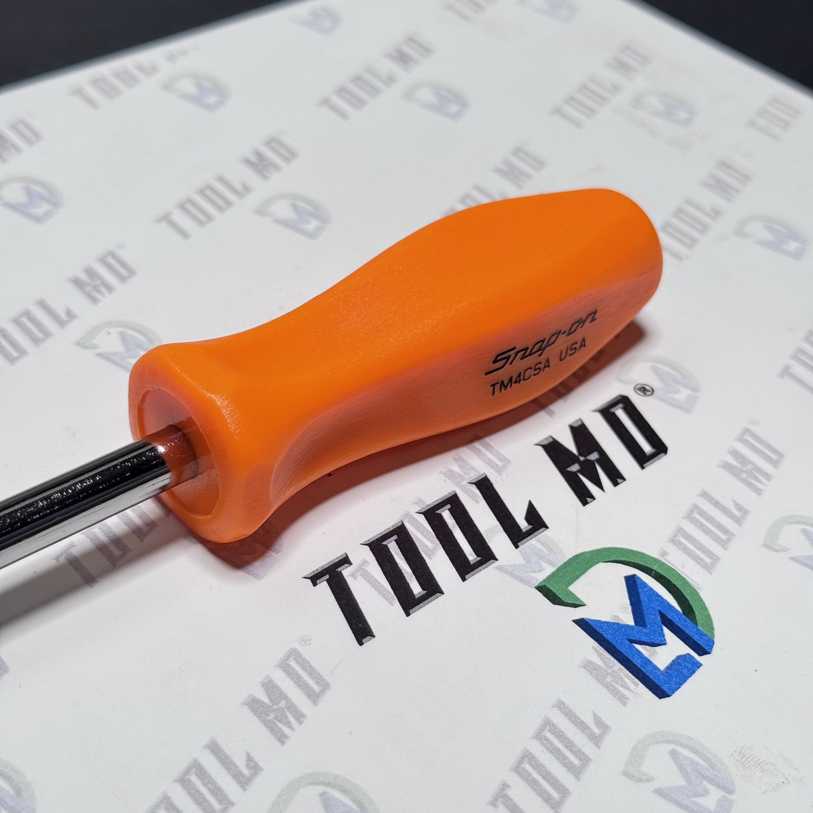 Snap-on Tools USA NEW ORANGE Hard Handle 1/4″ Standard Shank Driver TM4CSA
