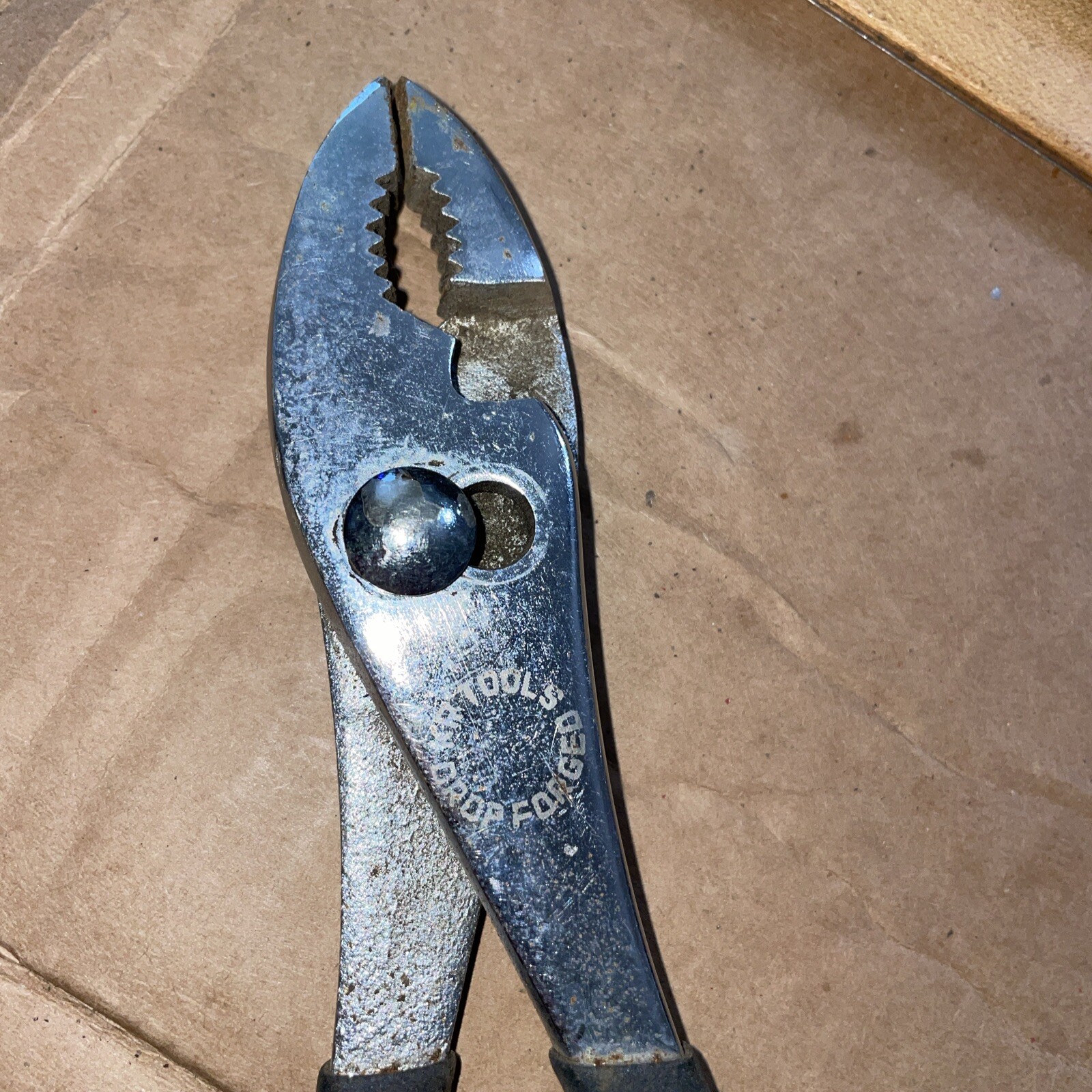 KR Tools USA 8” Black Soft Grip Slip Joint Pliers See Photos !