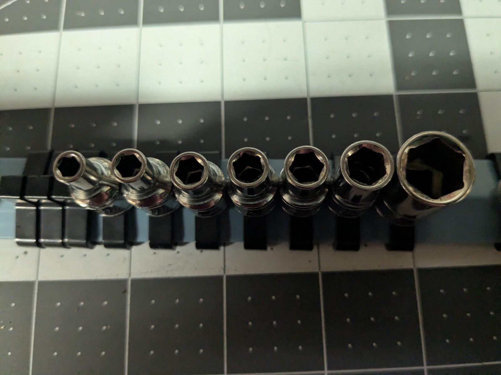 Blue Point 1/4 Socket Set, Metric and SAE, 21 Pieces