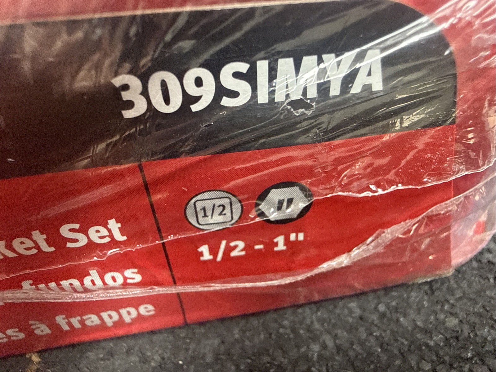 For Snap-on 1/2″ drive 1/2″ – 1″ 6-point DEEP Impact Socket Set 309SIMYA SEALED