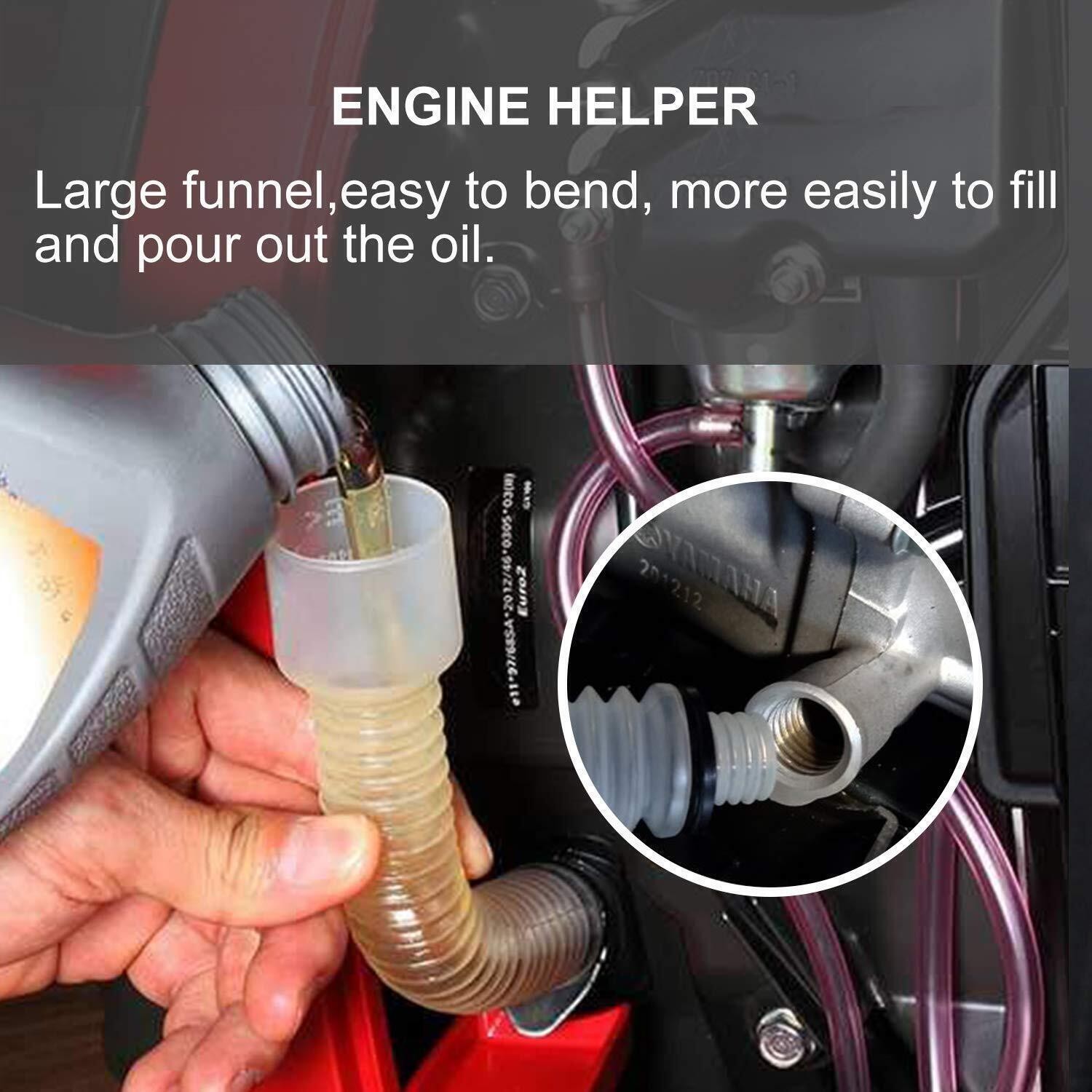 Oil Change Funnel Tube For Honda SD2000i EB2800i EG2800i Mess-Free#