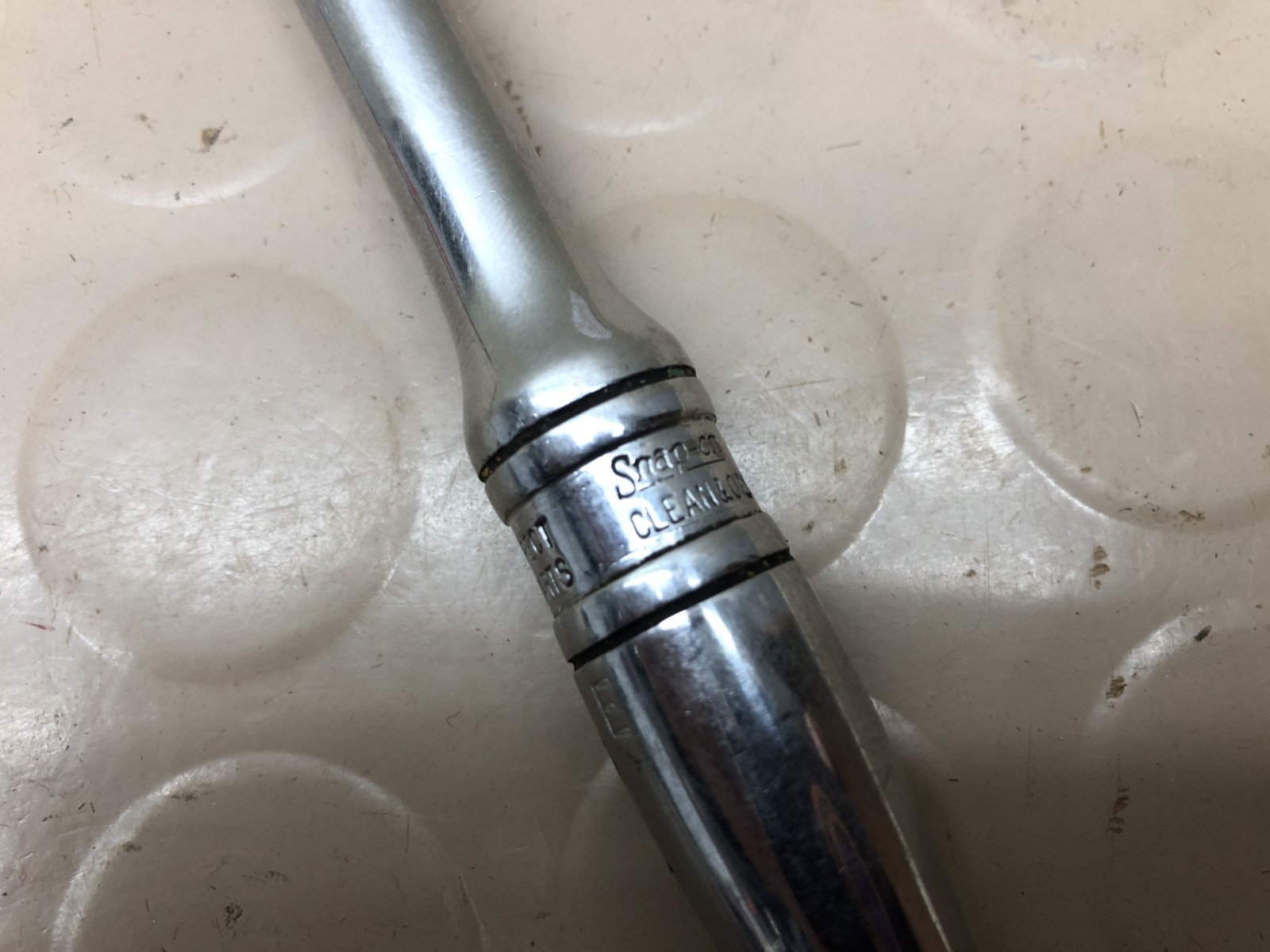 Snap On 3/8″ Drive 11″ Long Flex Head Socket Ratchet Model F731