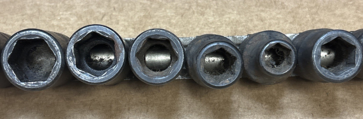 Snap-on 15 pc Metric Shallow Impact Socket Set 10-24mm IMM