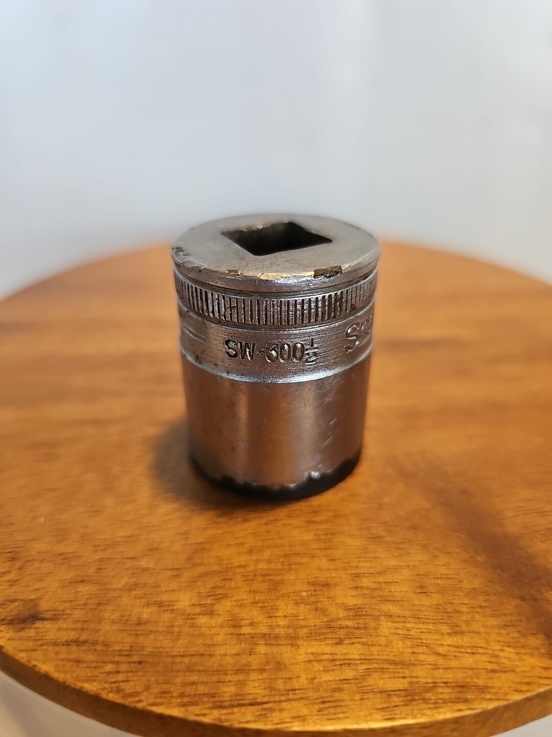 SNAP ON SW300 320 1/2 1/2″ DRIVE, 15/16″ & 1″ SOCKET, SHALLOW, 12 PT Vintage G