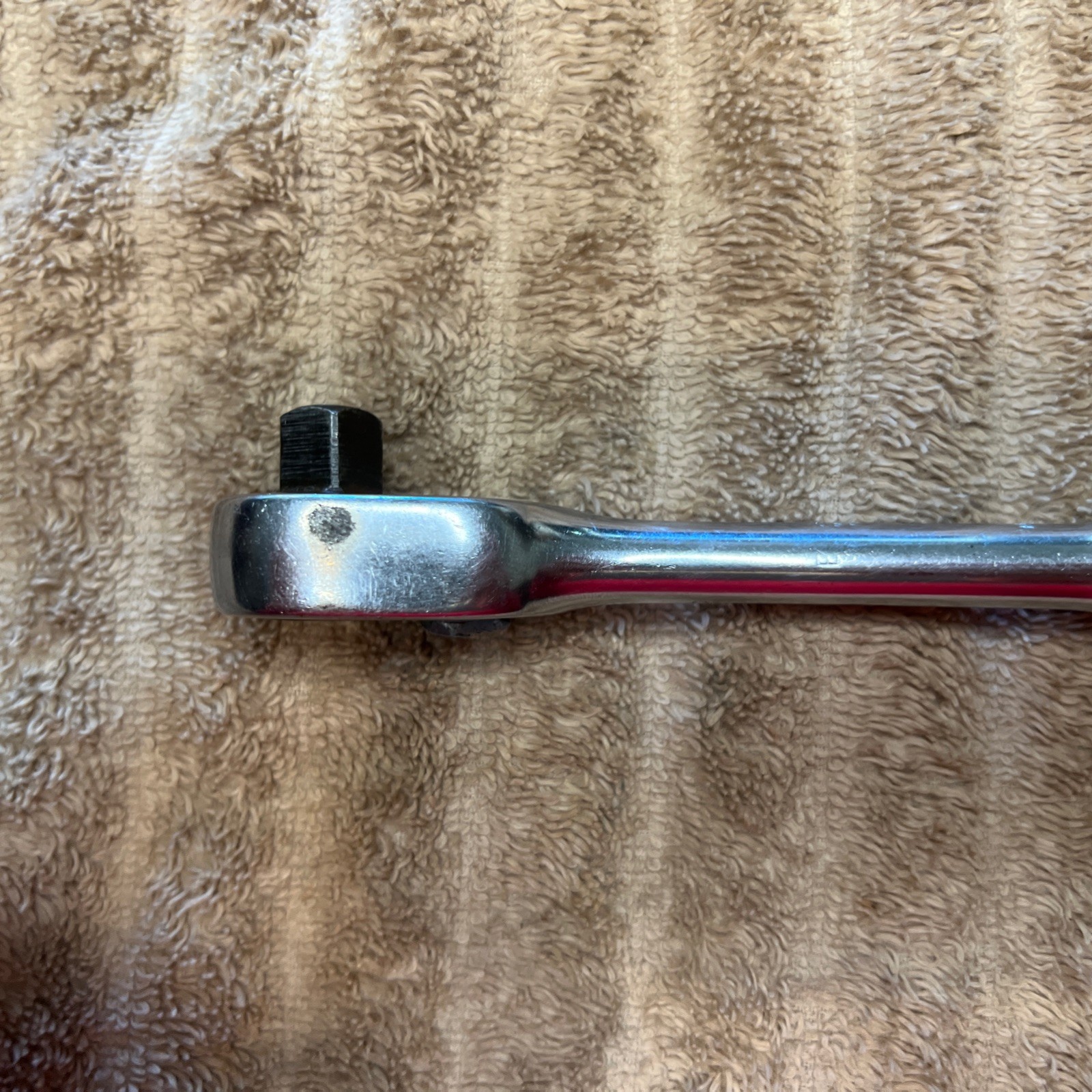 Snap-On F-710-A 3/8″ Drive Ratchet Wrench VINTAGE! WORKS WELL!!