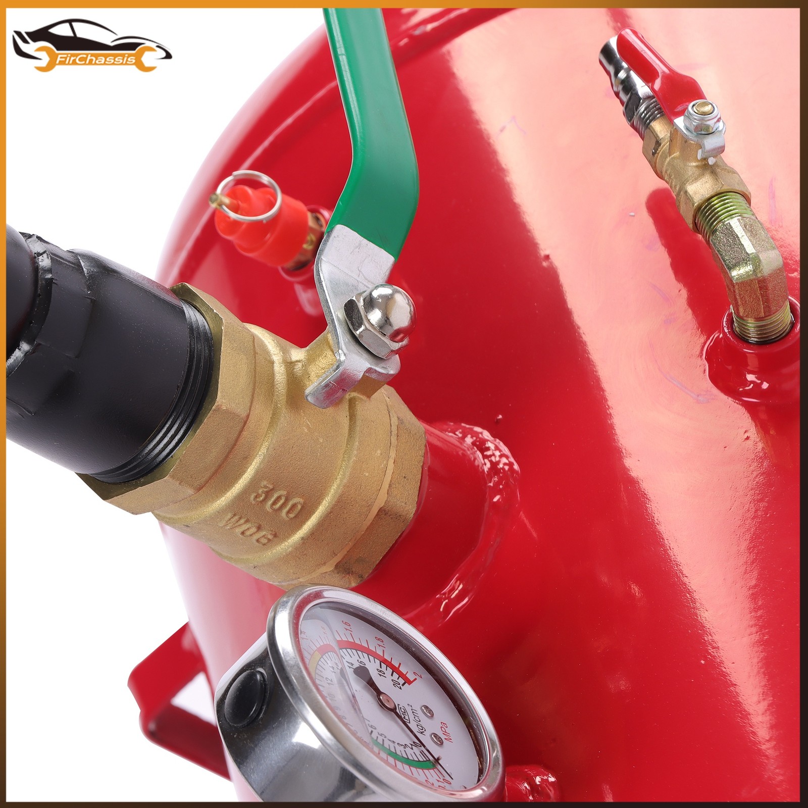 Red Air Tire Bead Seater 7.5 Gallon Blaster Tool Seating Inflator Truck 145PSI