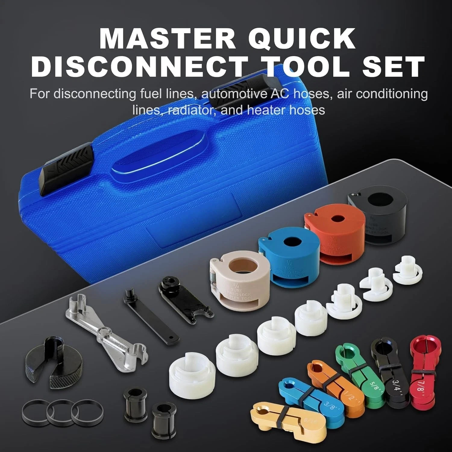 Master Quick Disconnect Tool Set, 22pcs Premium Fuel Line Disconnect Tool Set