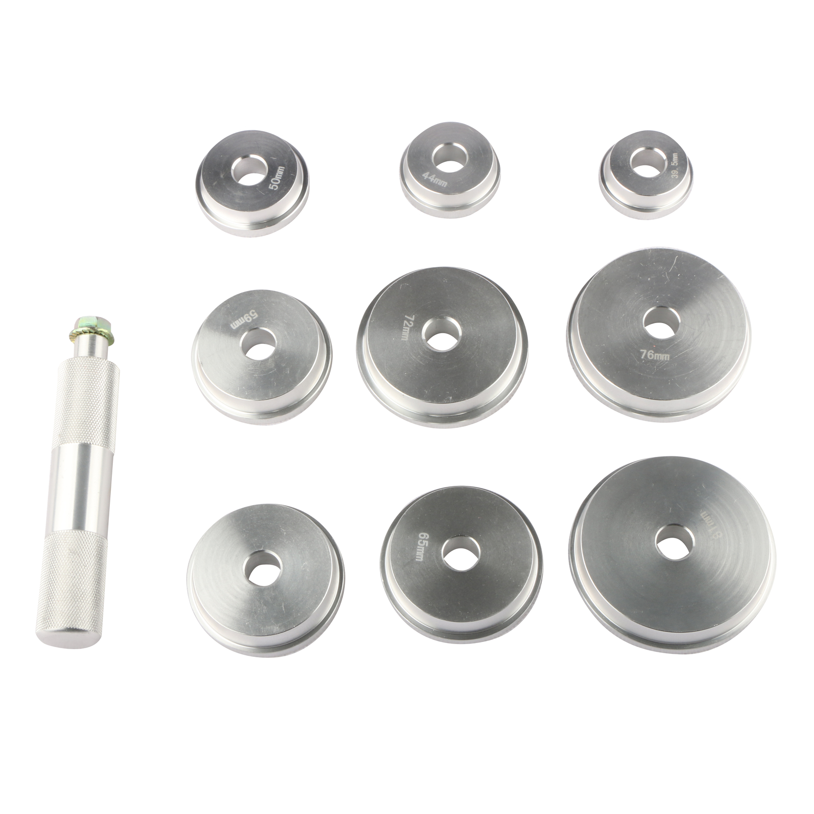 One Set Wheel Bearing Race and Seal Driver Master Install 9 Discs Collar Axle