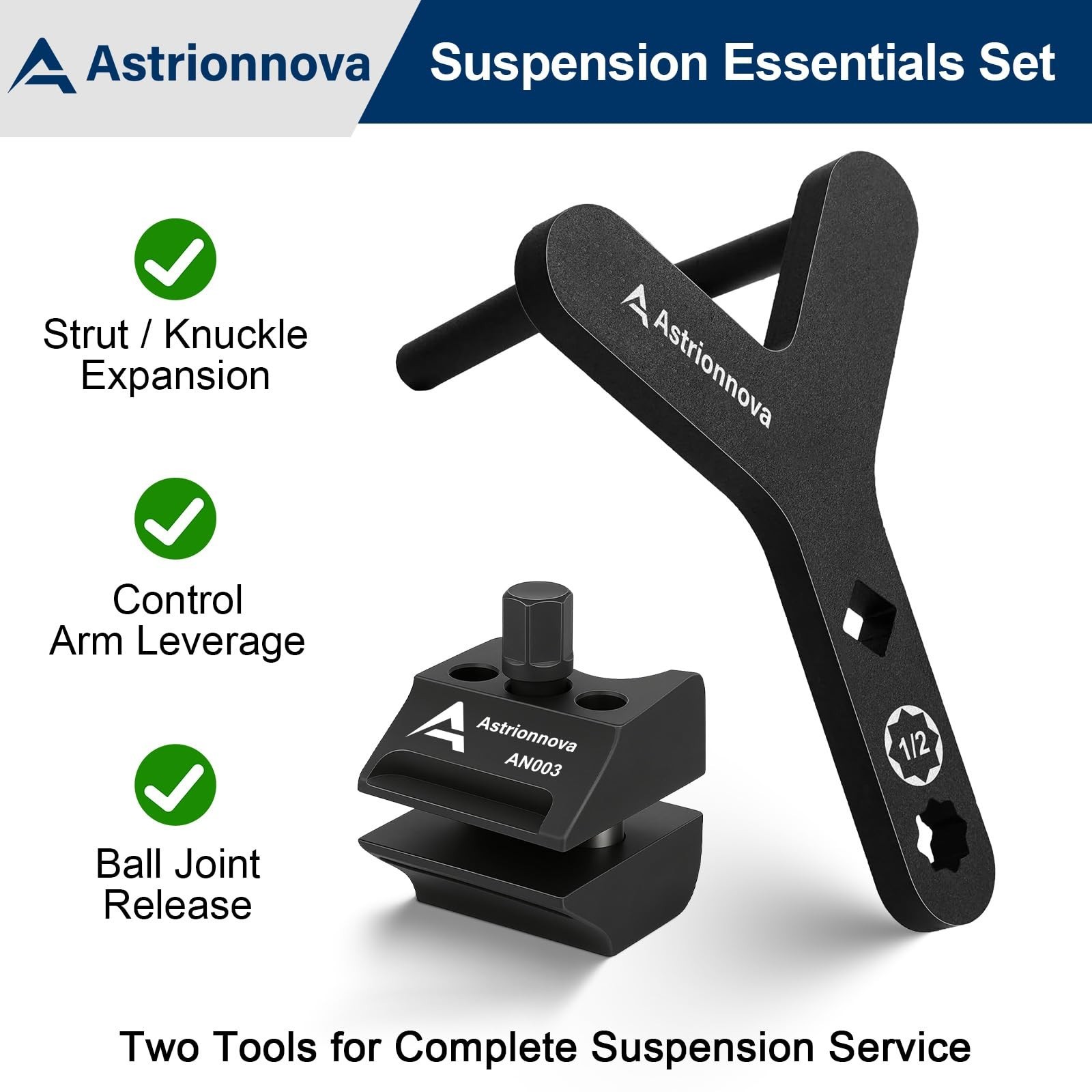 Heavy Duty Suspension Tool Set – Strut Spreader, Control Arm & Ball Joint Remova