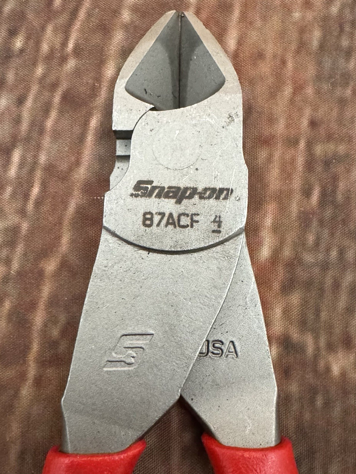 Snap On PL400B 4Pc Soft Grip Pliers Set, Cutters, Needle Nose, Adjustable – RED