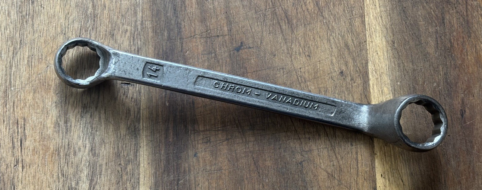 ELORA No112 series- 14mm x 15mm metric size – short reach cranked ring Spanner