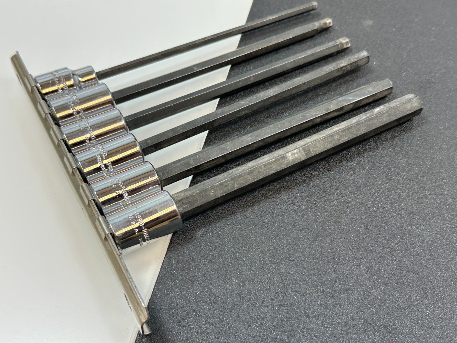 🇺🇸 Proto J4990-SMXL 6pc 3/8″ Drive Metric 4-10mm Extra Long Hex Bit Socket Set
