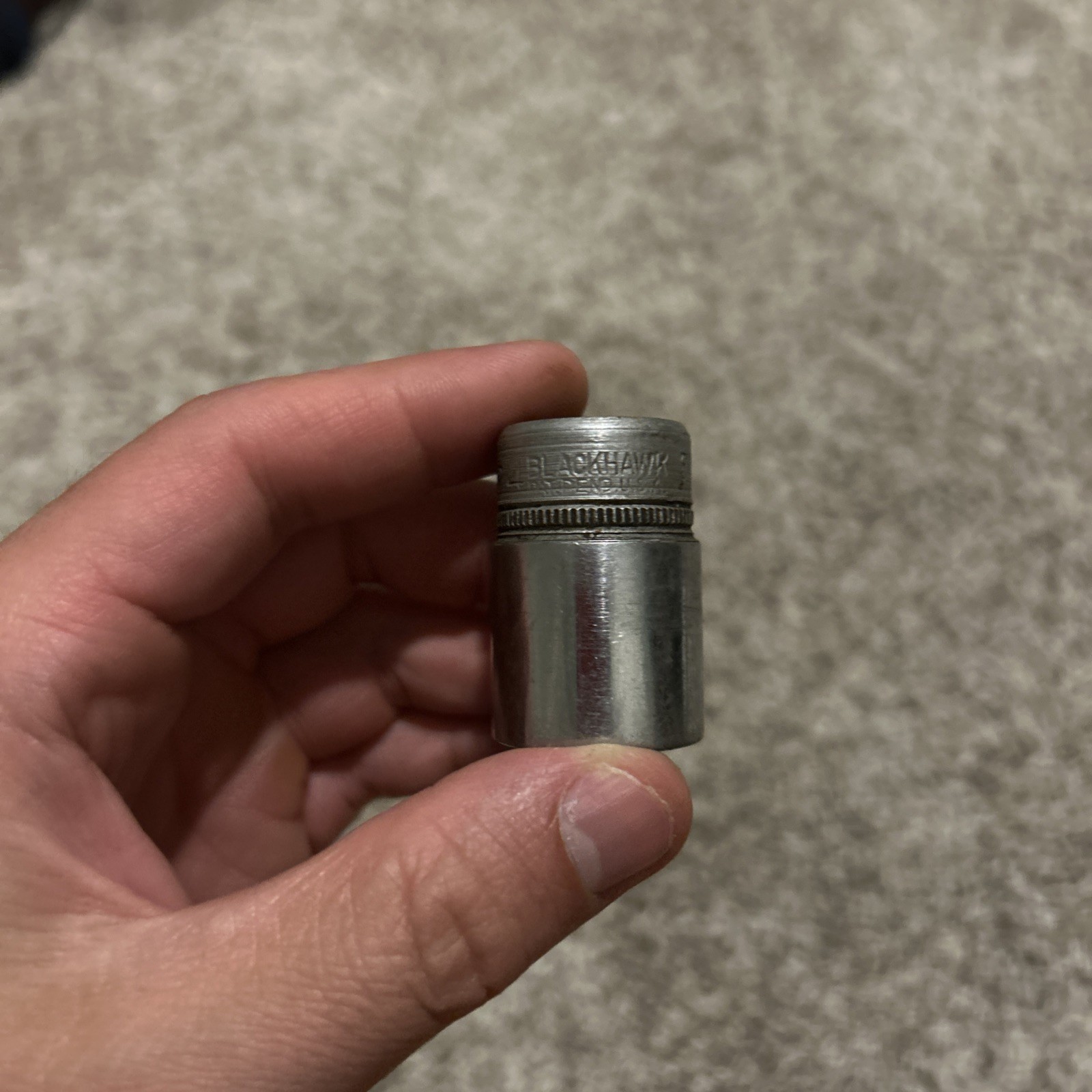 Blackhawk 3/4″ 12 Pt Shallow Socket 1/2″ Drive 6624 Vintage USA