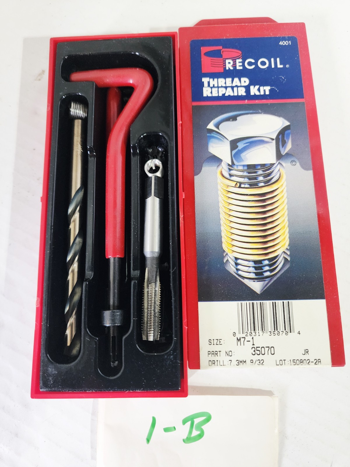 Recoil 35070, M7-1 Thread Repair Kit