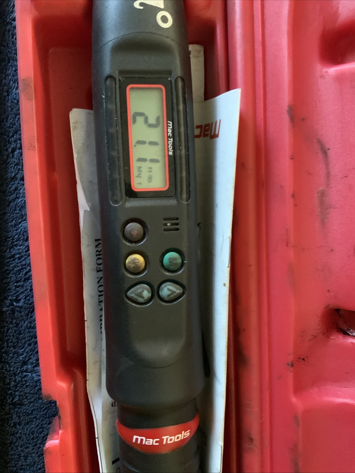 Mac Tools Twxa100fd, 3/8” Drive Digital Torque Wrench….see Pics….