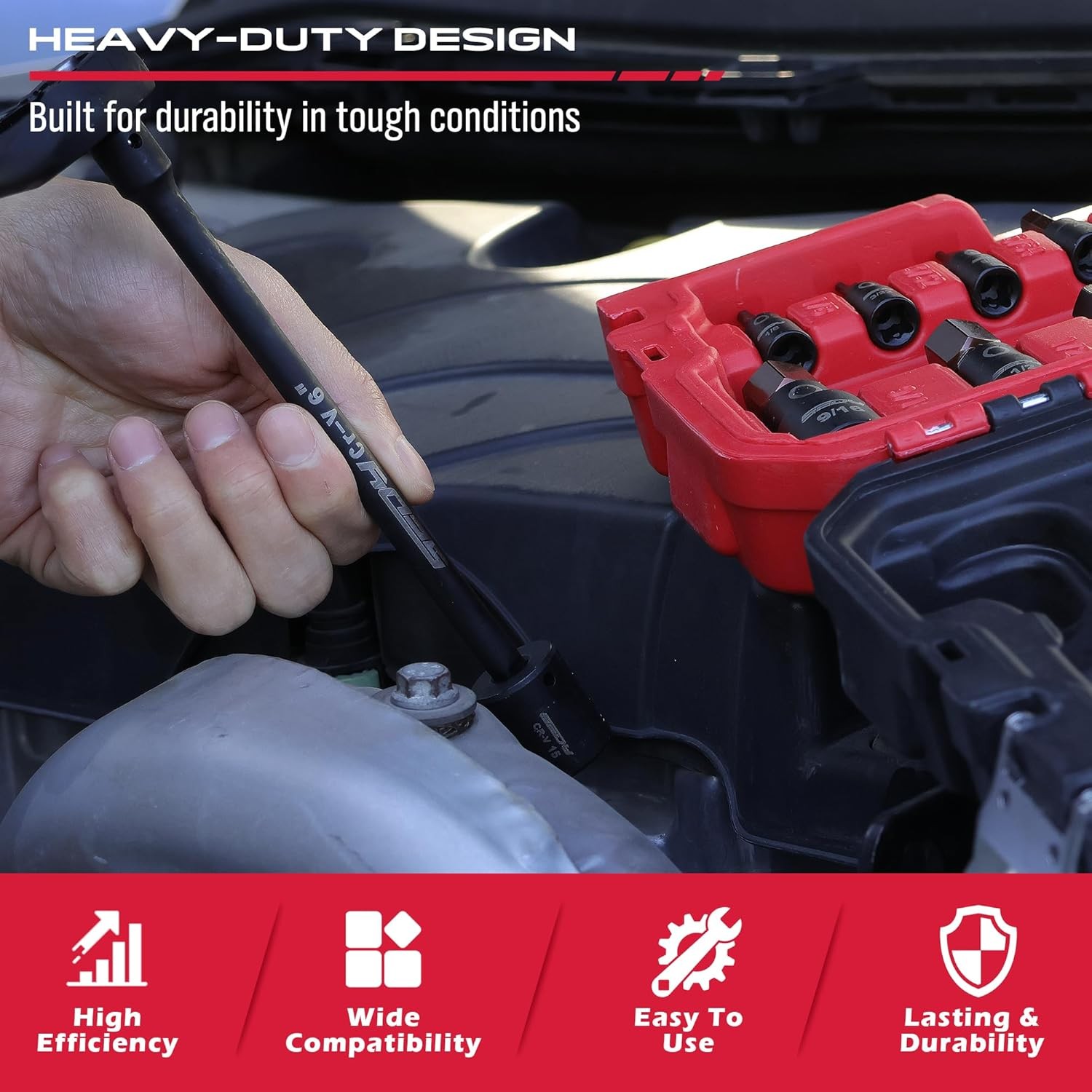 73-Piece Hex Torx Bit Impact Socket-Set, Master Socket Set, SAE…