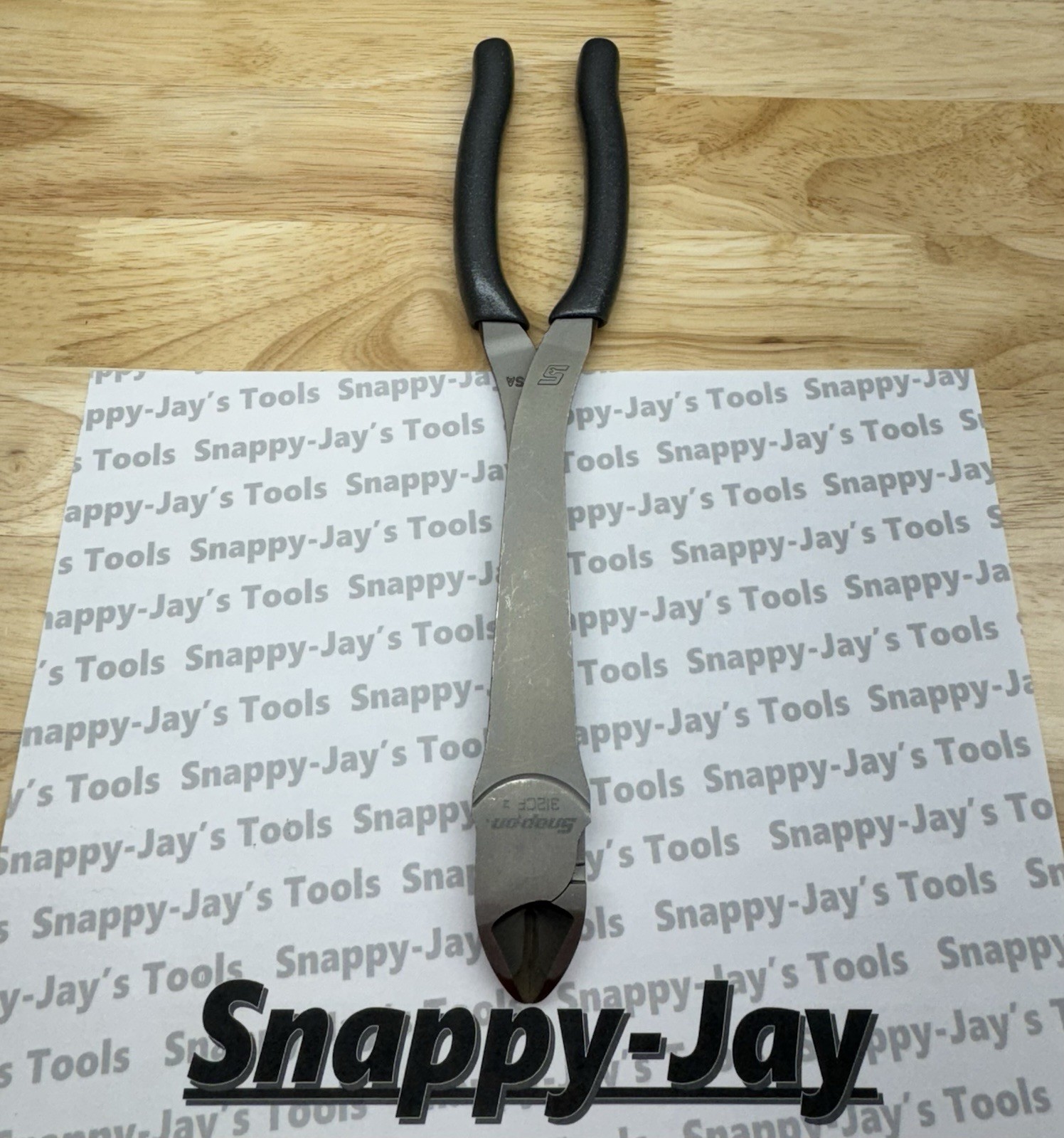 Snap-on Tools USA NEW DARK TITANIUM 11″ Heavy Duty Diagonal Cutters 312CFDT
