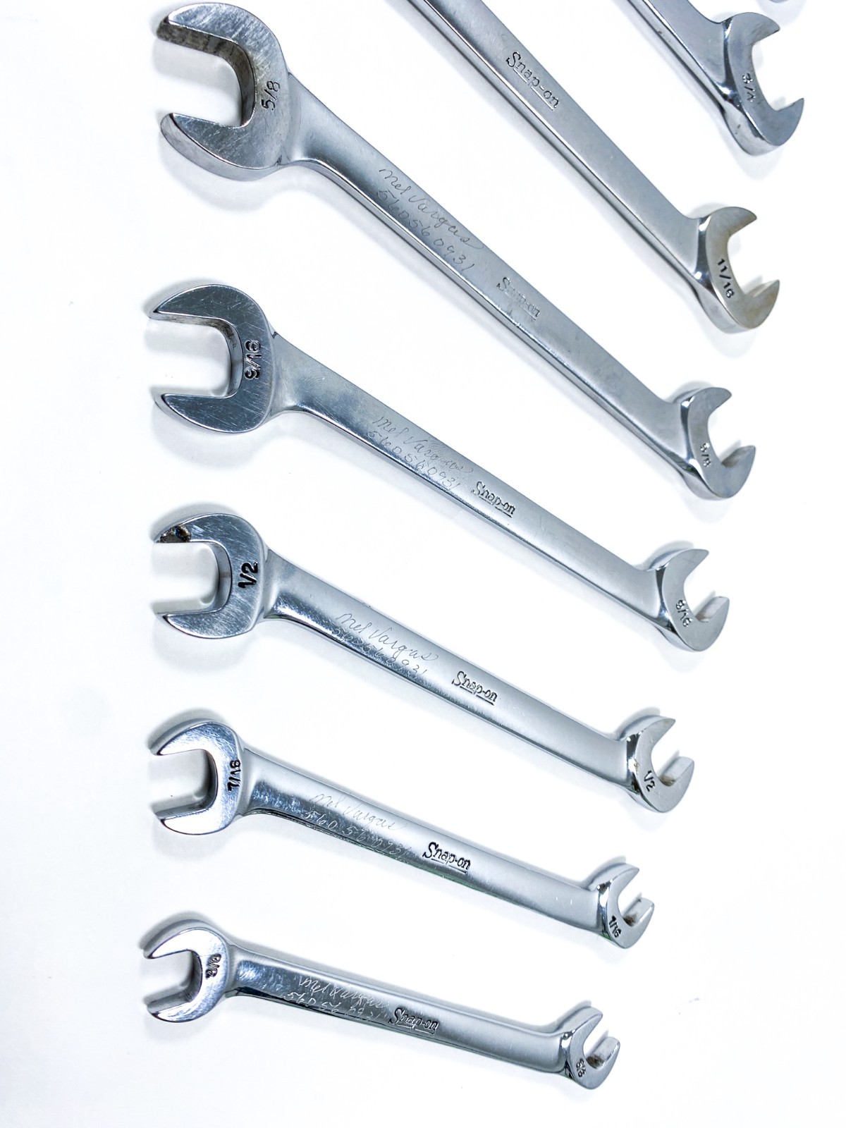 SNAP ON TOOLS USA 13-PIECE SAE 4 Way Open End Angle Wrench Set 3/8″ – 1-1/8″